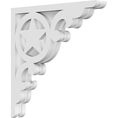 Austin Architectural Grade PVC Corbel, 1 7/8W X 14D X 14H